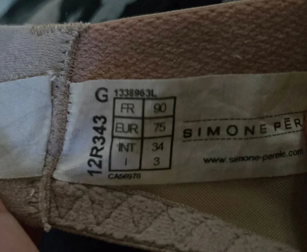 Simone Perele 12R343 Revelation 3D Molded Bra Size 34G